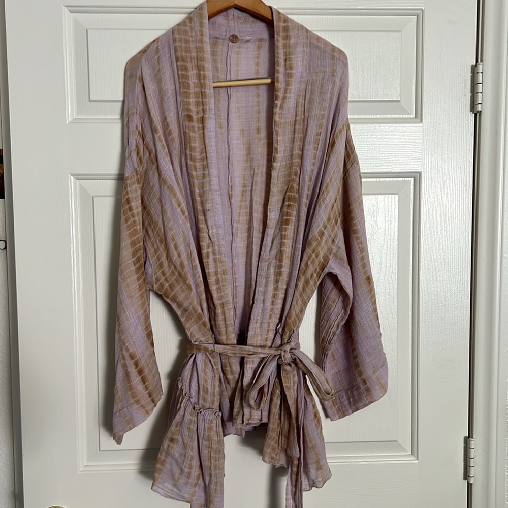 Free people one Sasha tie dye kimono - Picture 8 of 12